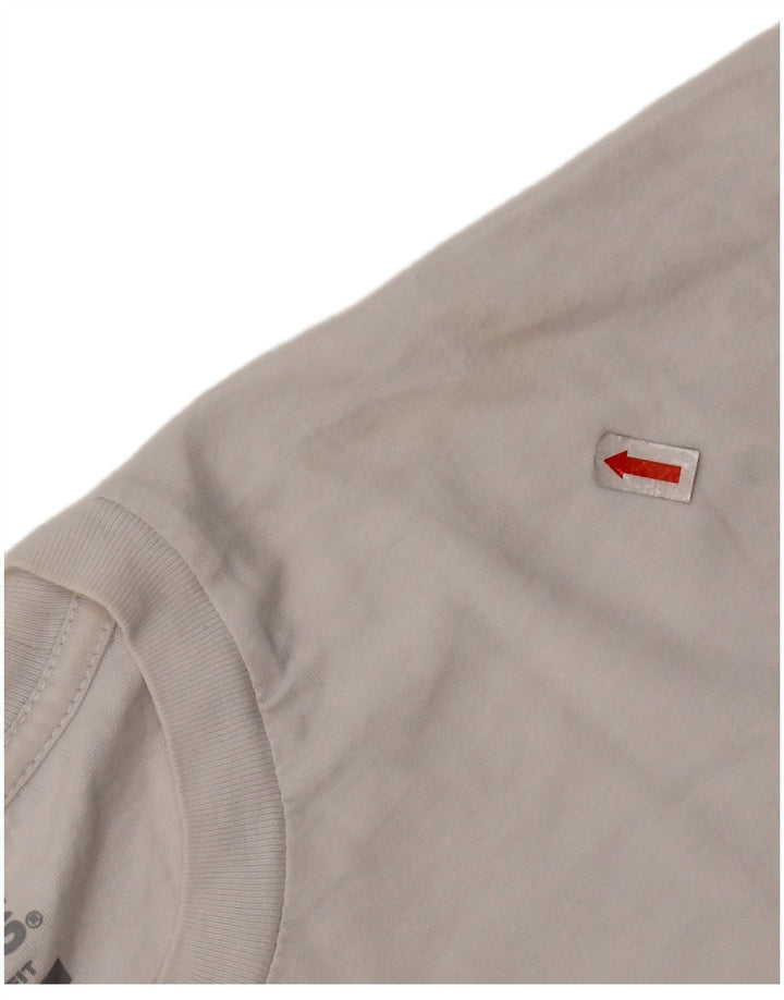 T-shirt da uomo dalla vestibilità classica VANS, taglia grande, in cotone bianco