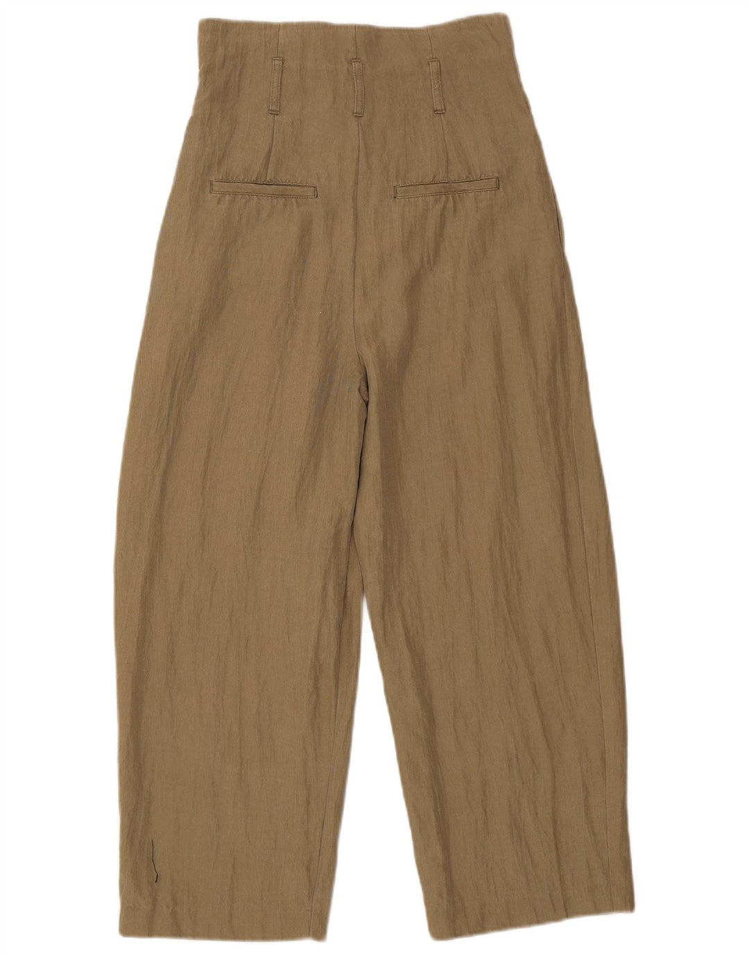 Pantaloni corti con pegging da donna Zara piccoli W26 L24 kaki