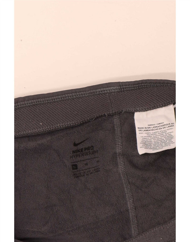 Leggings grafici da donna Nike UK 18 XL Poliestere color block grigio