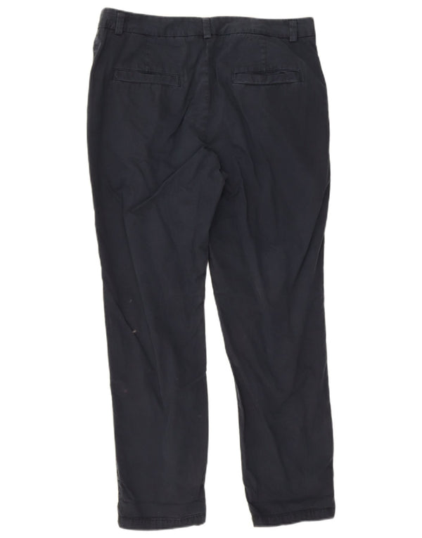 Pantaloni chino da donna Marks & Spencer UK 12 medi W32 L26 Blu navy