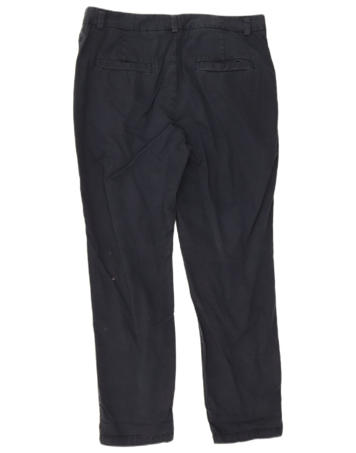 Pantaloni chino da donna Marks & Spencer UK 12 medi W32 L26 Blu navy