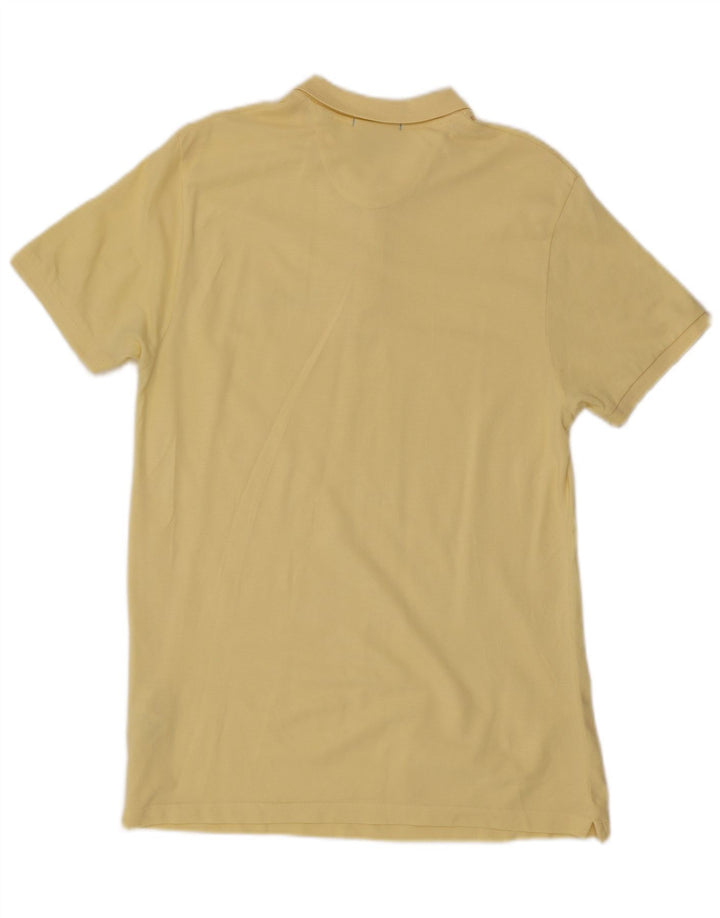 Polo da uomo Dkny grande in cotone giallo