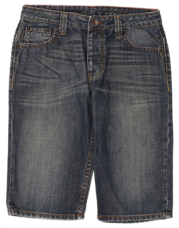 Pantaloncini di jeans da uomo Benetton W30 cotone blu medio