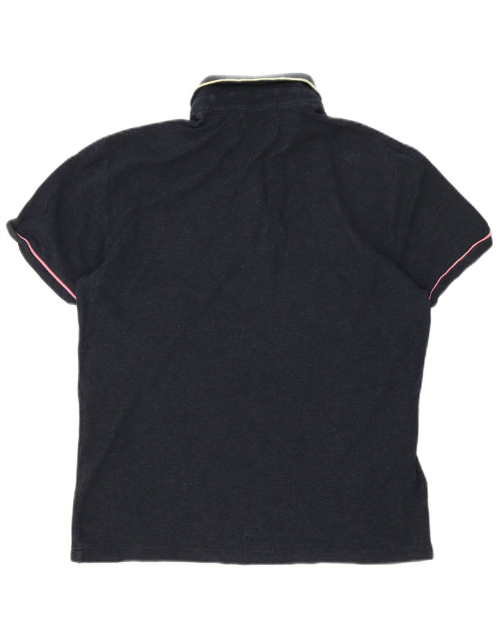 Polo da uomo Penguin piccola in cotone grigio