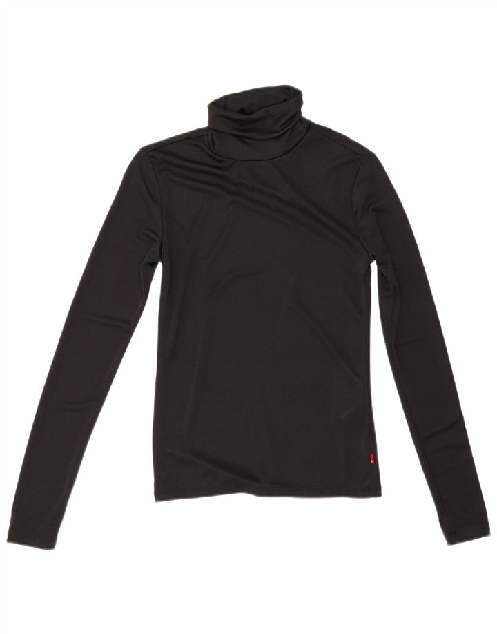 Top Levi's da donna a maniche lunghe UK 6 XS poliestere nero