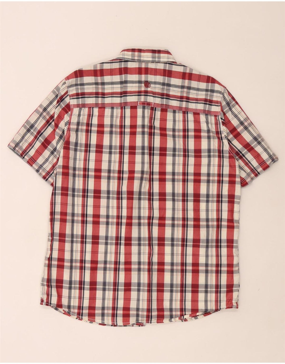 Camicia a maniche corte da uomo Fat Face Grande cotone a quadri multicolore