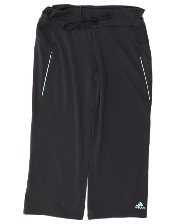 Pantaloni da tuta Adidas Capri da donna UK 14 Grigio medio