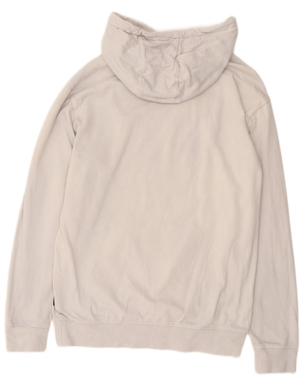 Felpa con cappuccio da uomo Vans in cotone grigio medio