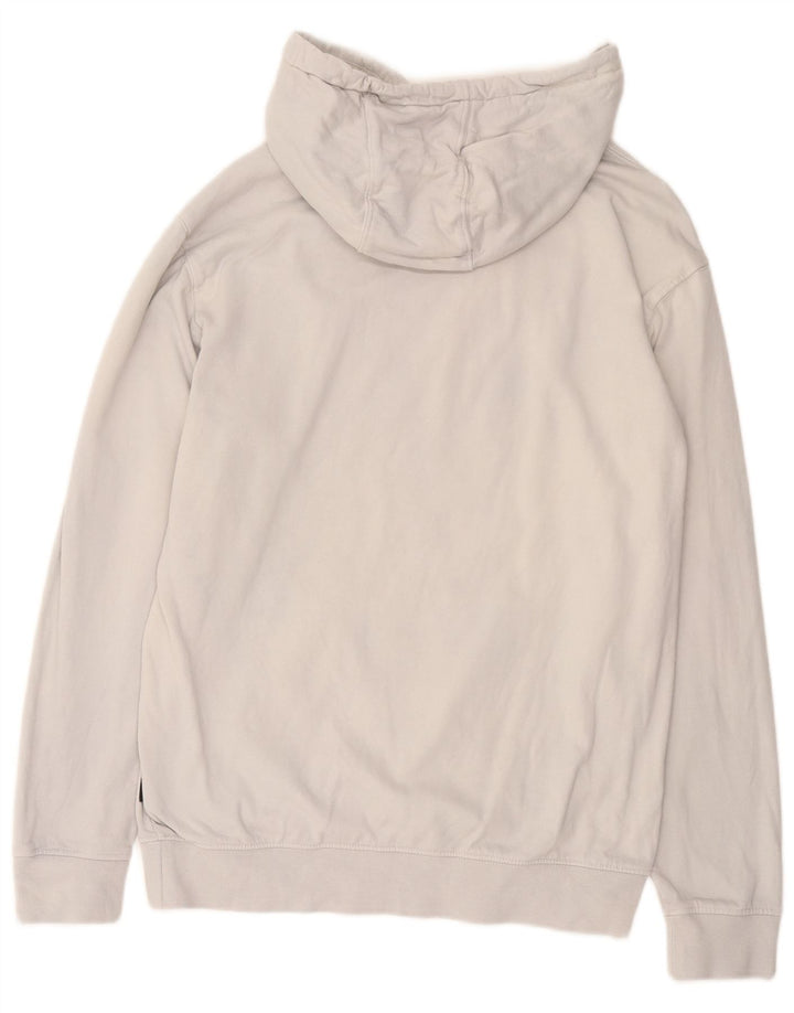 Felpa con cappuccio da uomo Vans in cotone grigio medio