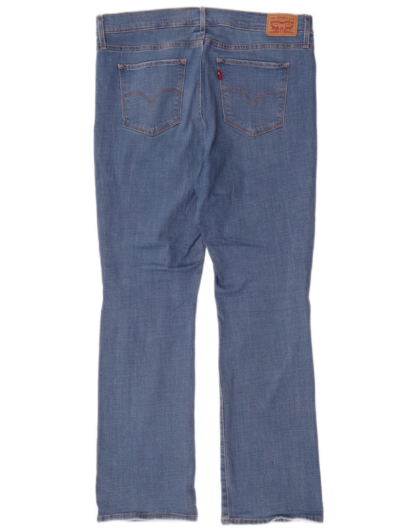 Levi's Donna 315 Shaping Bootcut Jeans W33 L32 Cotone Blu