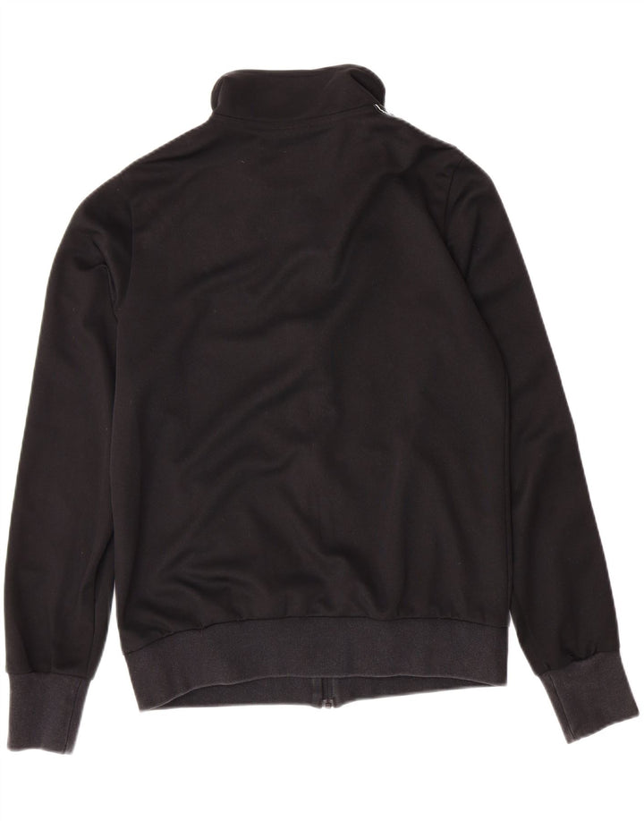 LOTTO Womens Graphic Tracksuit Top Jacket UK 10 Small Black Polyester Vintage Lotto and Second-Hand Lotto from Messina Hembry 