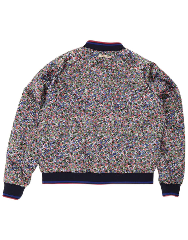 Giacca reversibile da donna Scotch & Soda UK 14 Blu medio floreale
