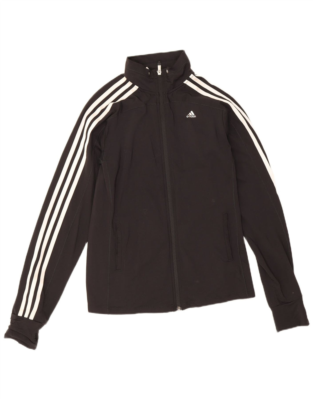 Giacca da tuta da donna Adidas Climacool UK 8/10 piccola in nylon nero