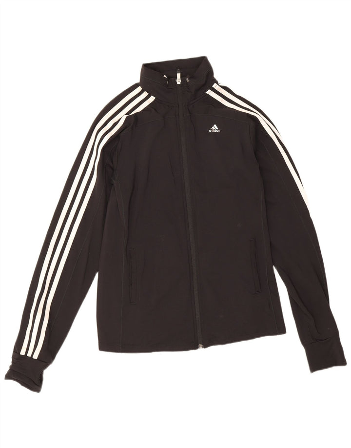 Giacca da tuta da donna Adidas Climacool UK 8/10 piccola in nylon nero