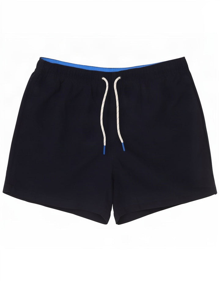 Pantaloncini da bagno da uomo Marks & Spencer medio poliestere blu navy