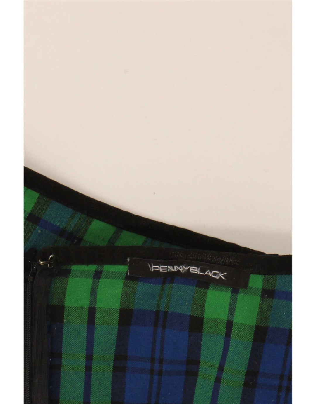 Minigonna da donna Penny Black W31 a quadri verde medio