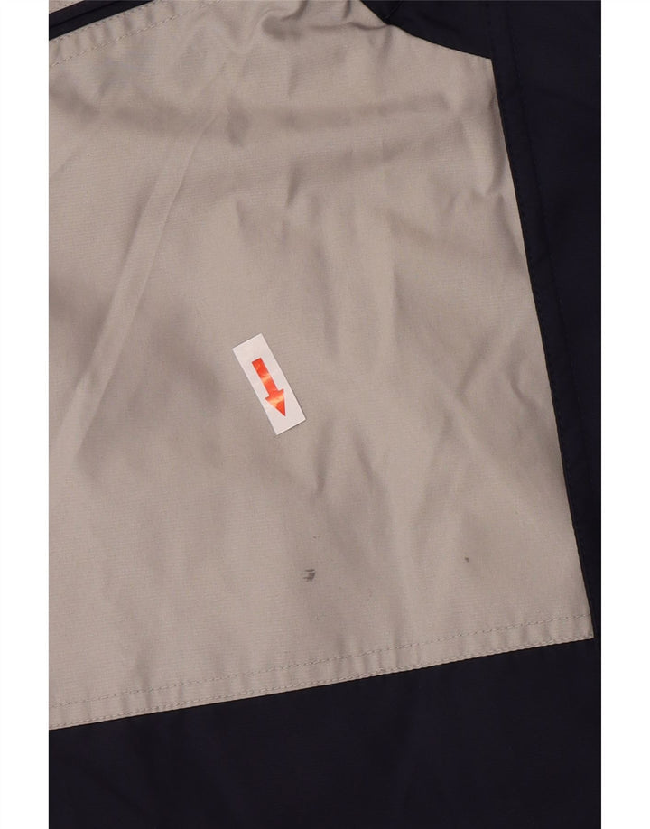 Giubbotto bomber con cappuccio da uomo Reebok UK 38 Medium Navy Blue Colourblock