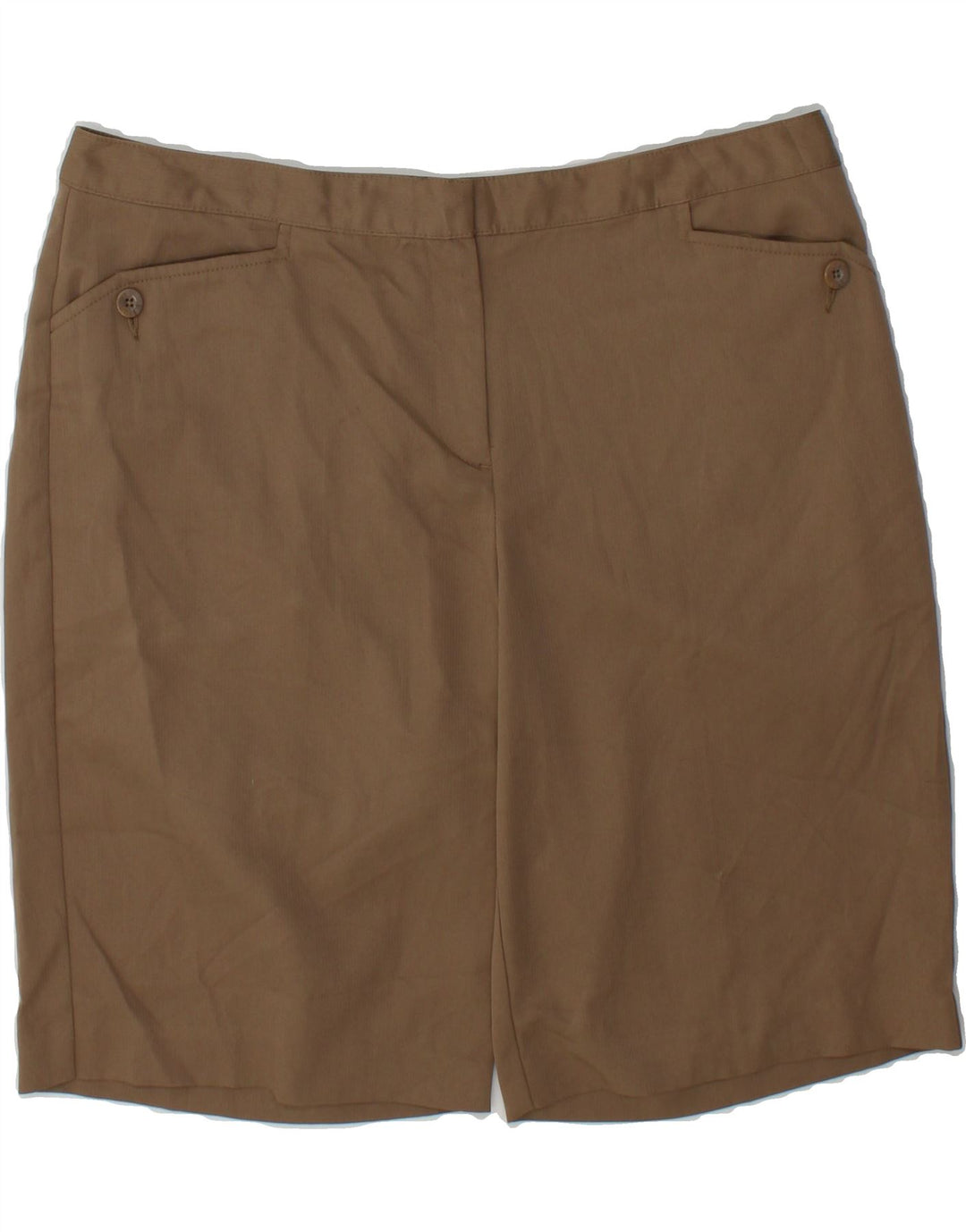IZOD Womens Casual Shorts US 12 Large W36  Brown Vintage Izod and Second-Hand Izod from Messina Hembry 