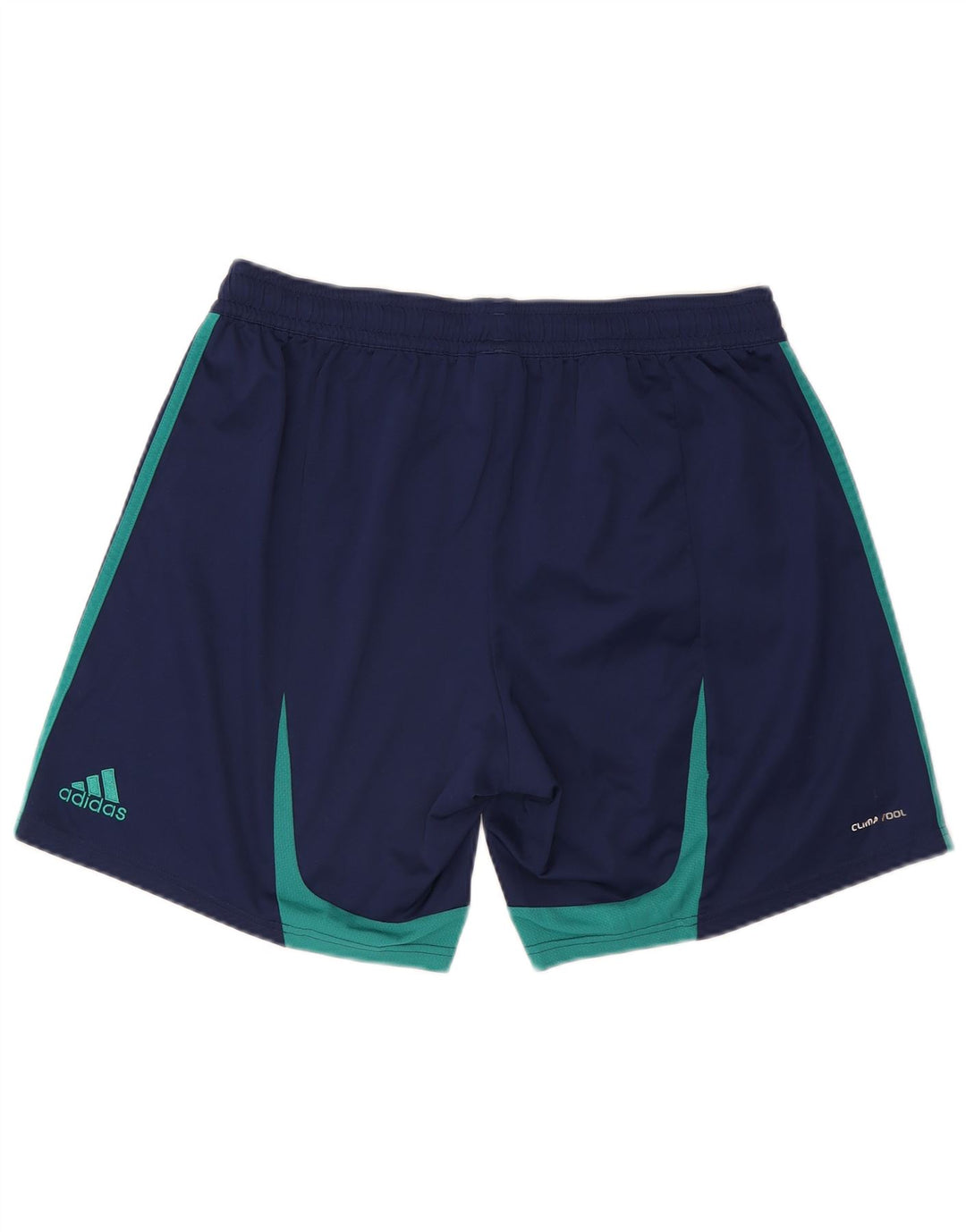 Pantaloncini sportivi Adidas Climacool da uomo XL in poliestere color block blu navy