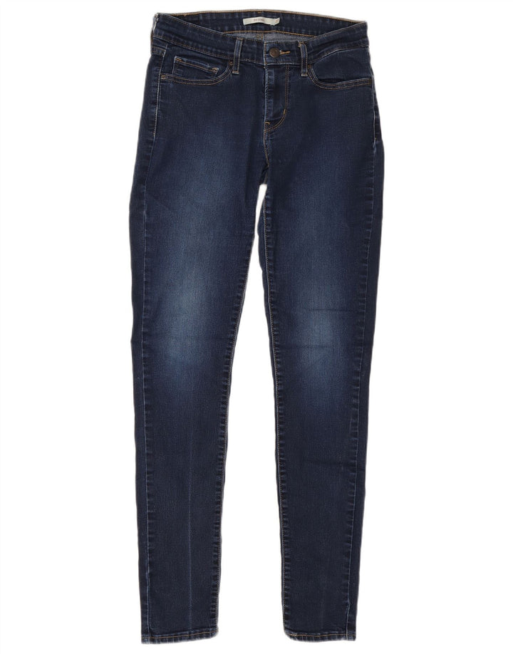 Jeans Levi's da donna 711 skinny W27 L32 cotone blu