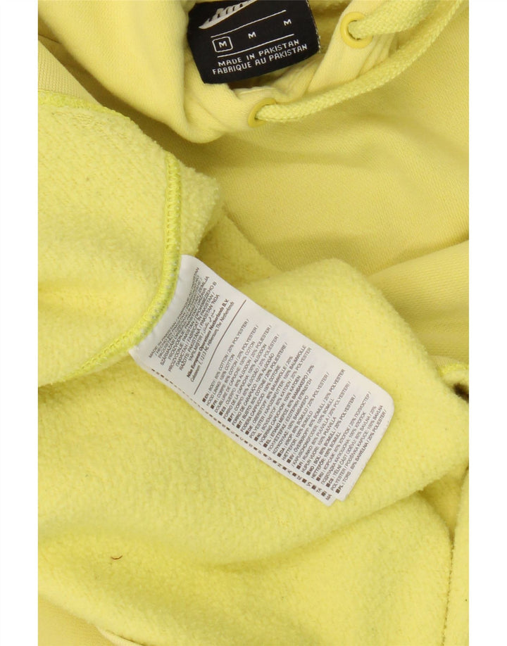 Felpa con cappuccio da uomo Nike in cotone giallo medio
