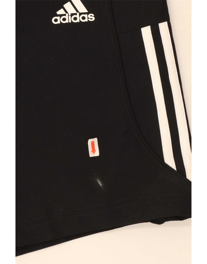 Pantaloncini sportivi Adidas Climalite da uomo grandi in poliestere nero