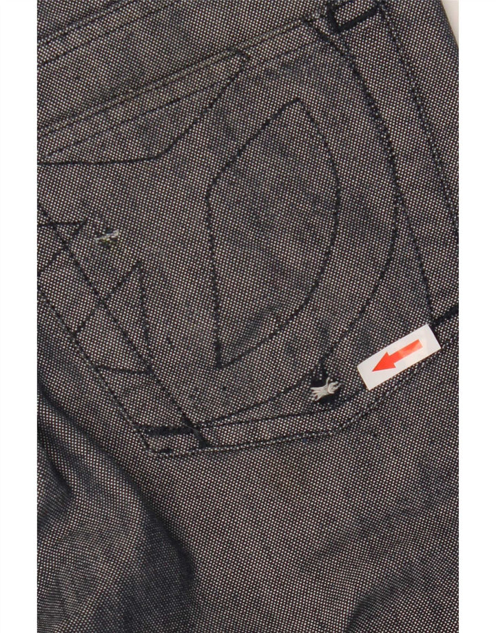 Jeans dritti da donna Moschino W30 L30 Grigi