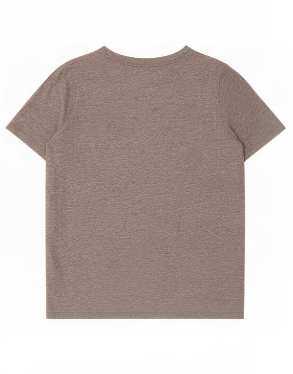 T-shirt grafica Nike da ragazzo Dri Fit Top 12-13 anni Large in cotone chiazzato grigio