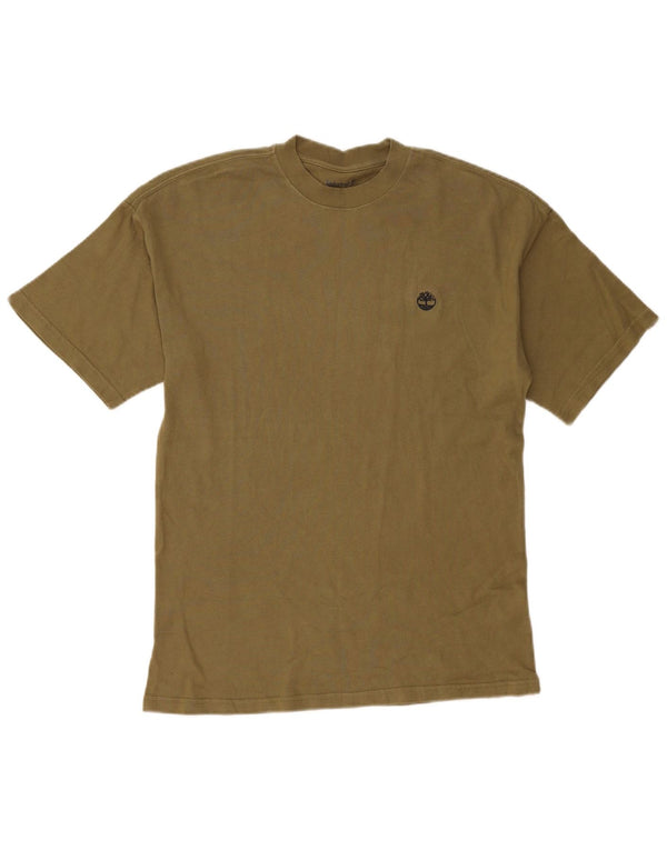 T-shirt da uomo Timberland Top Small in cotone kaki