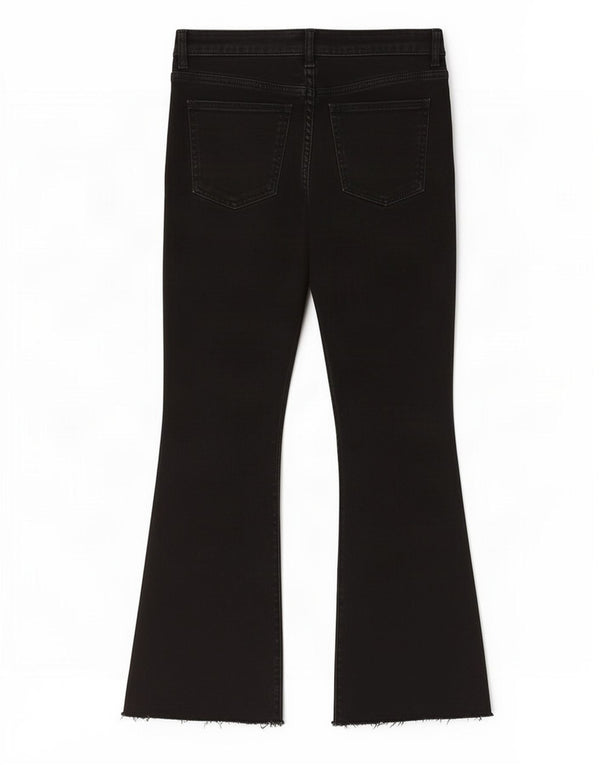 Jeans Bootcut da donna Zara EU 38 Small W28 L26 Cotone nero