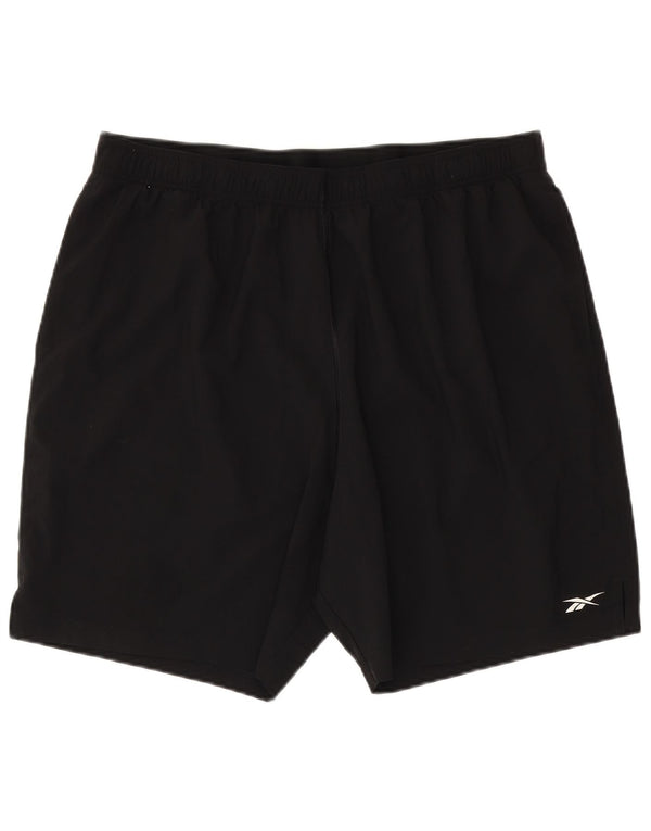 Pantaloncini sportivi Reebok Speedwick da uomo 2XL poliestere nero