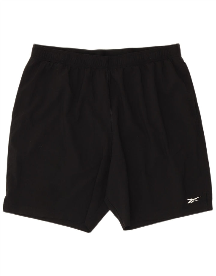 Pantaloncini sportivi Reebok Speedwick da uomo 2XL poliestere nero