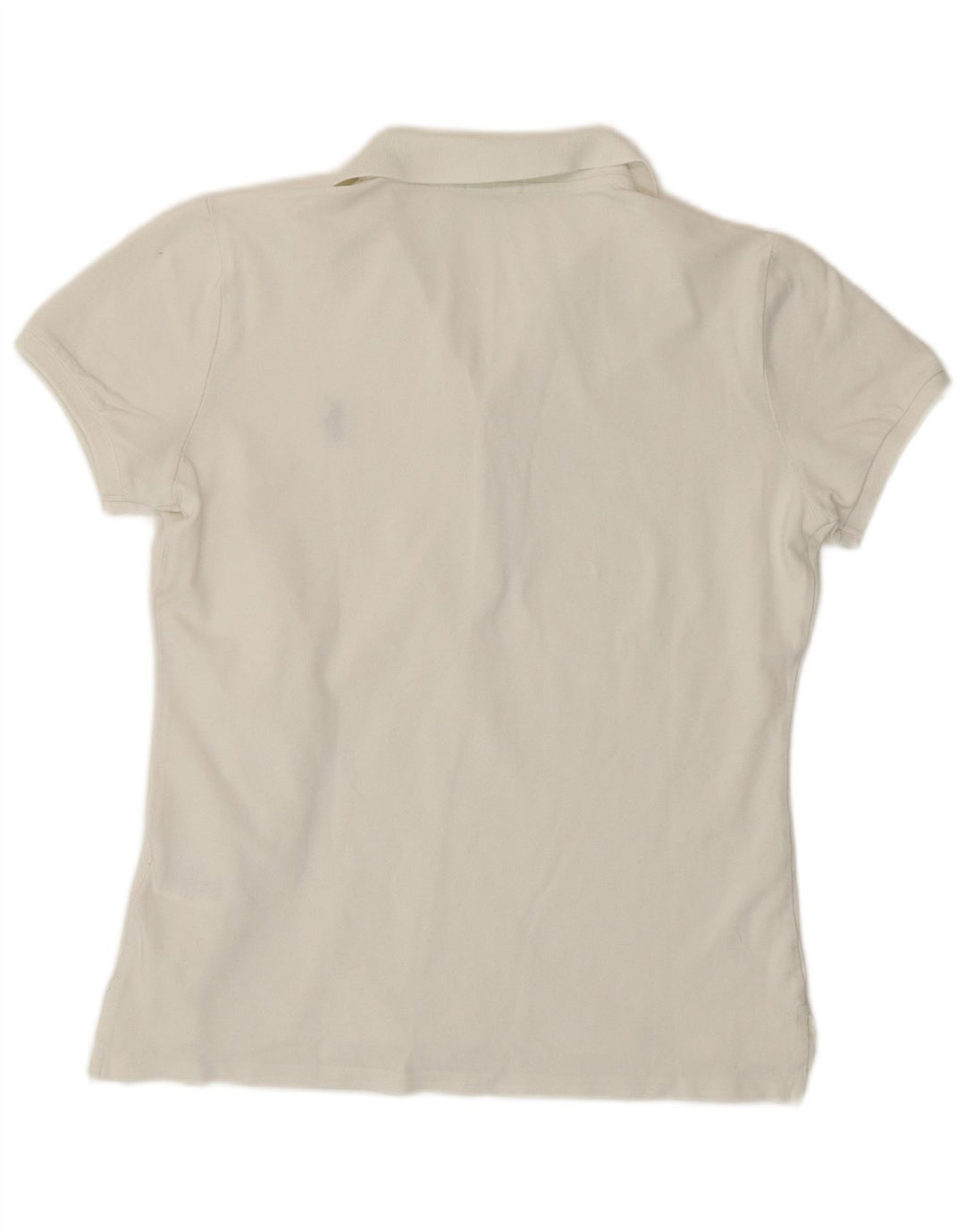 Polo Ralph Lauren da donna polo grande in cotone bianco sporco