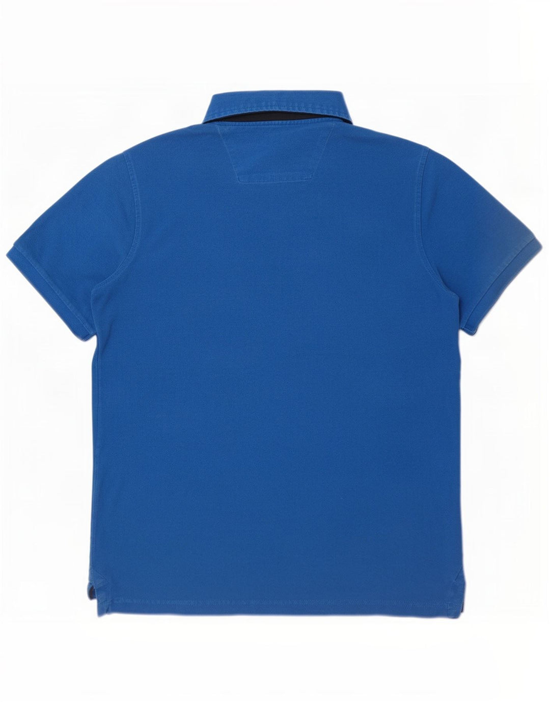 Polo da uomo Musto in cotone blu medio