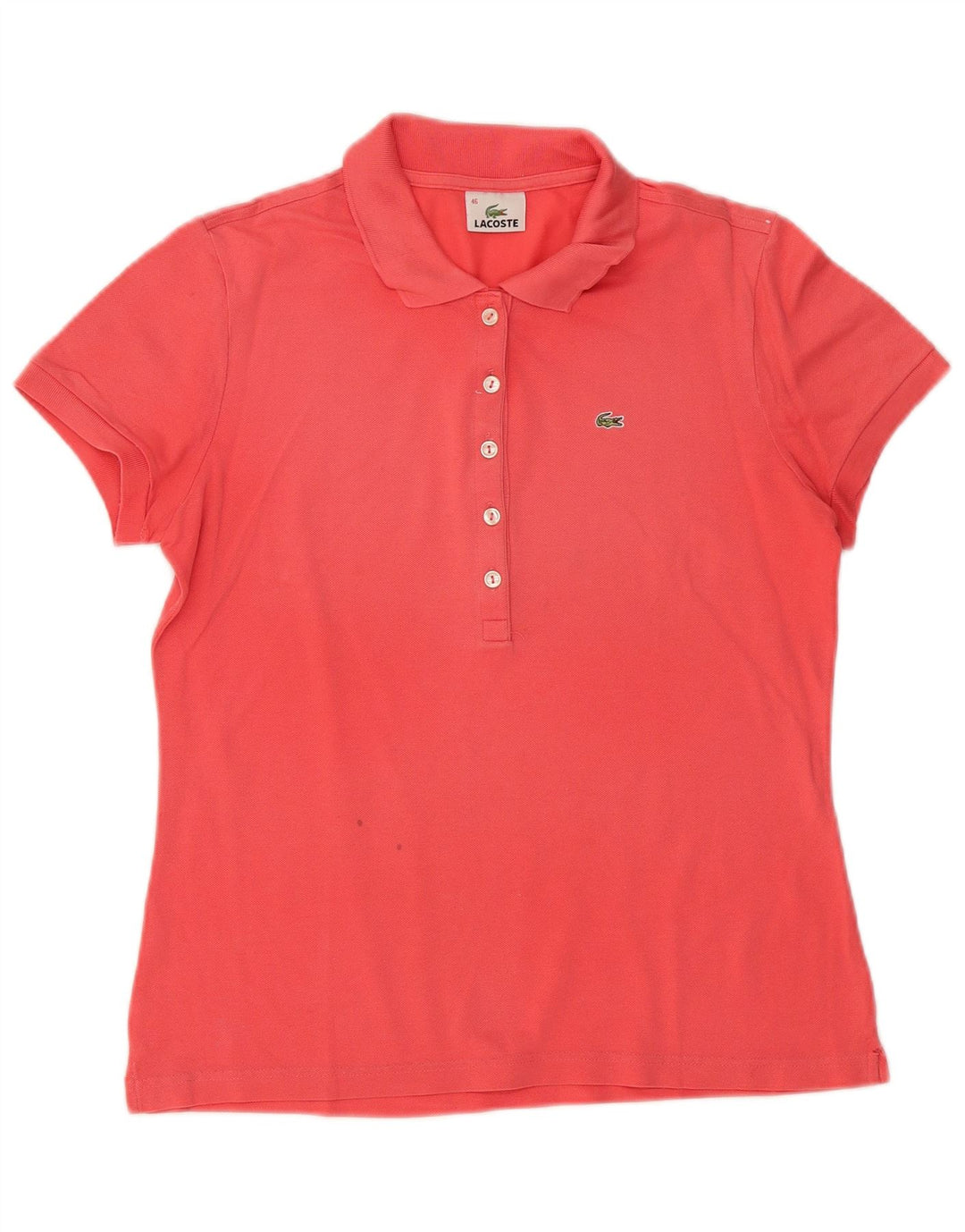Polo da donna Lacoste taglia 46 XL in cotone rosa