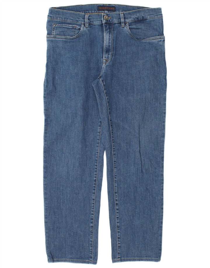 Jeans Dritti Uomo Trussardi W37 L28 Blu