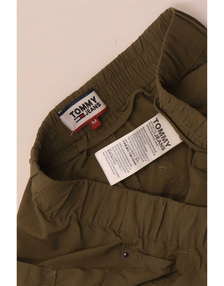 Pantaloni corti slim da uomo Tommy Hilfiger medi W30 L26 poliestere kaki