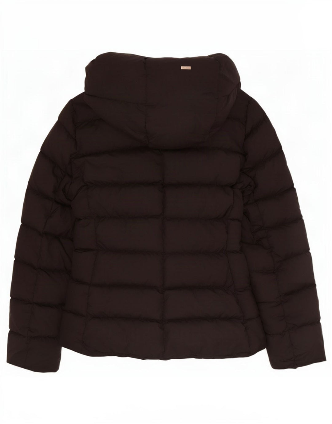 Giacca imbottita con cappuccio Herno Donna IT 44 Medium Nero Poliestere