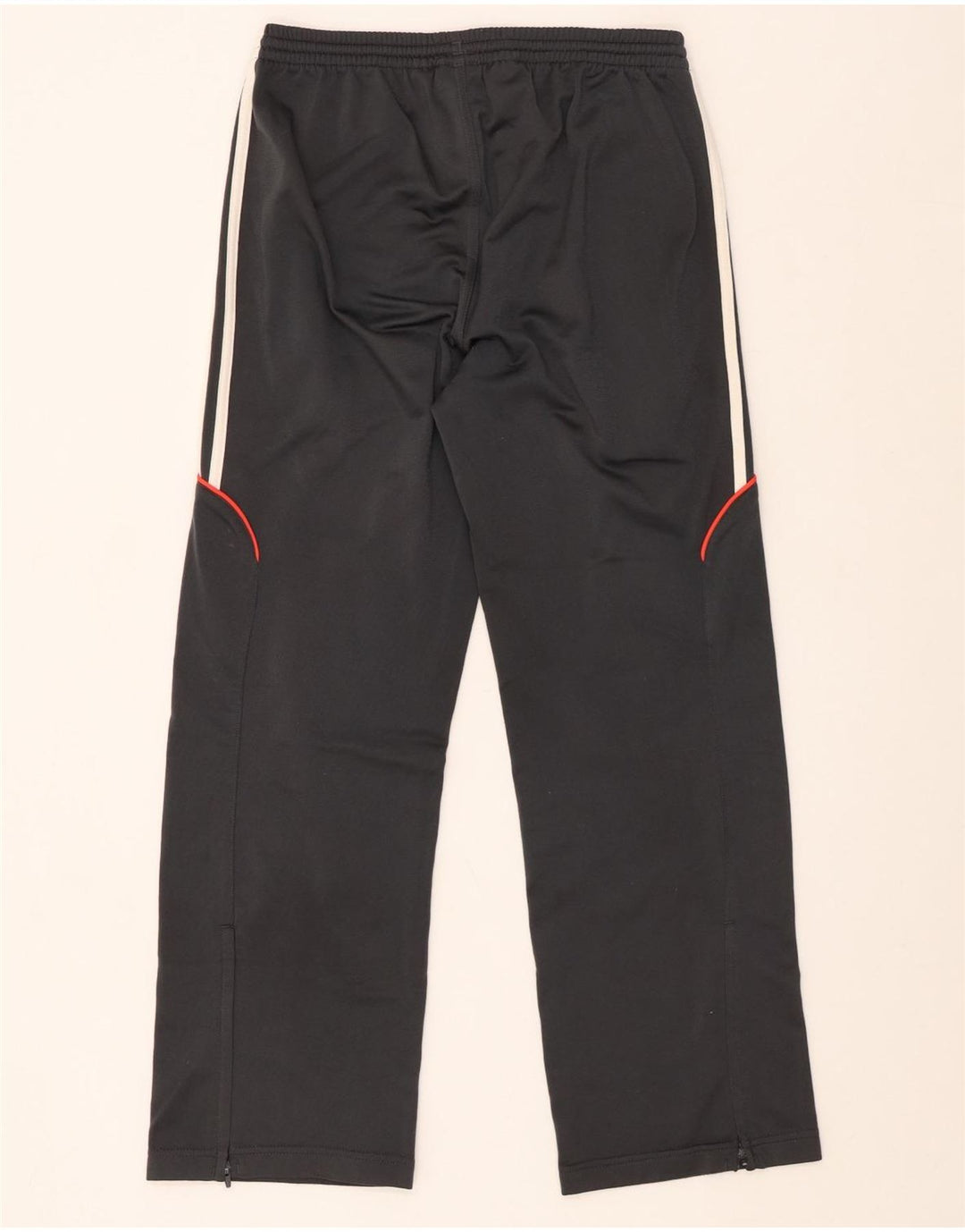 Pantaloni della tuta da ragazzo ADIDAS 11-12 anni in poliestere grigio