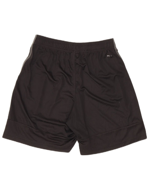 Pantaloncini sportivi da uomo Adidas medi sportivi in poliestere nero