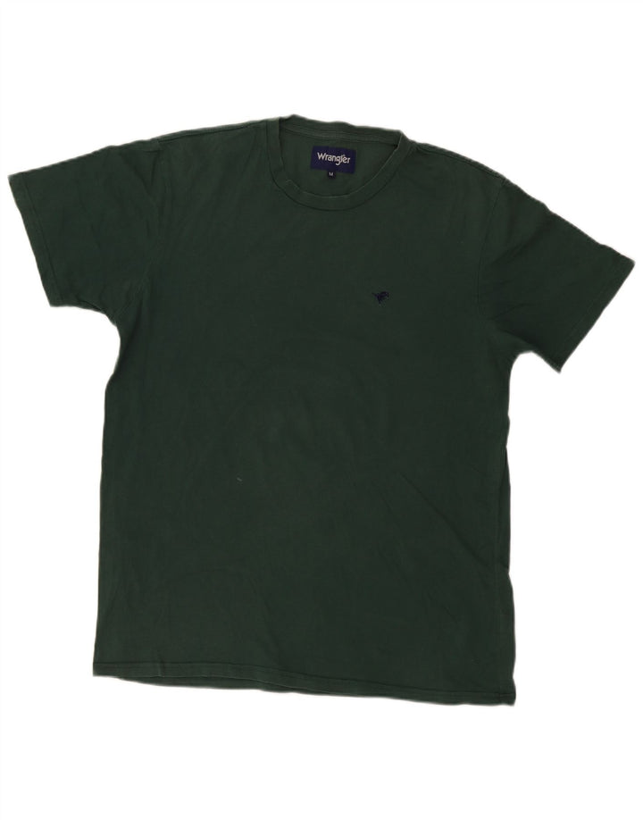 T-shirt da uomo Wrangler Top in cotone verde medio