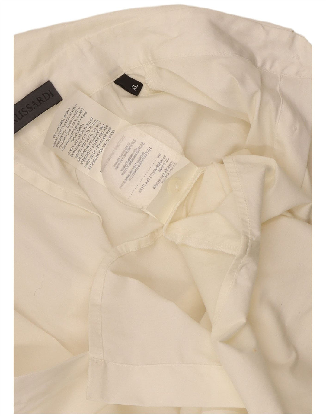 Camicia senza maniche da donna TRUSSARDI UK 18 XL Cotone bianco