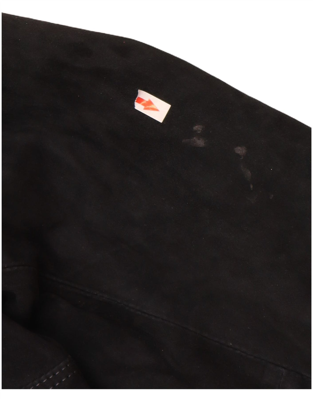 Giubbotto bomber in pelle scamosciata da donna Jeckerson UK 18 XL Blu navy