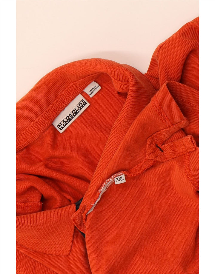 Polo da uomo Napapijri 2XL arancione