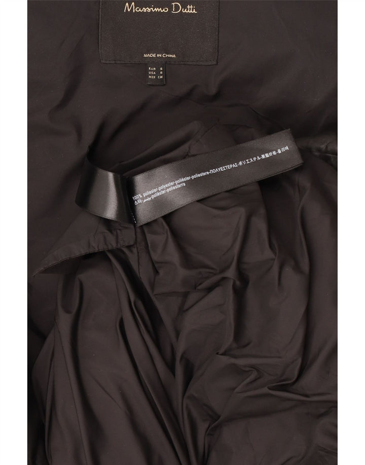 Massimo Dutti Gilet imbottito da uomo vestibilità ampia UK 36 piccolo poliestere nero