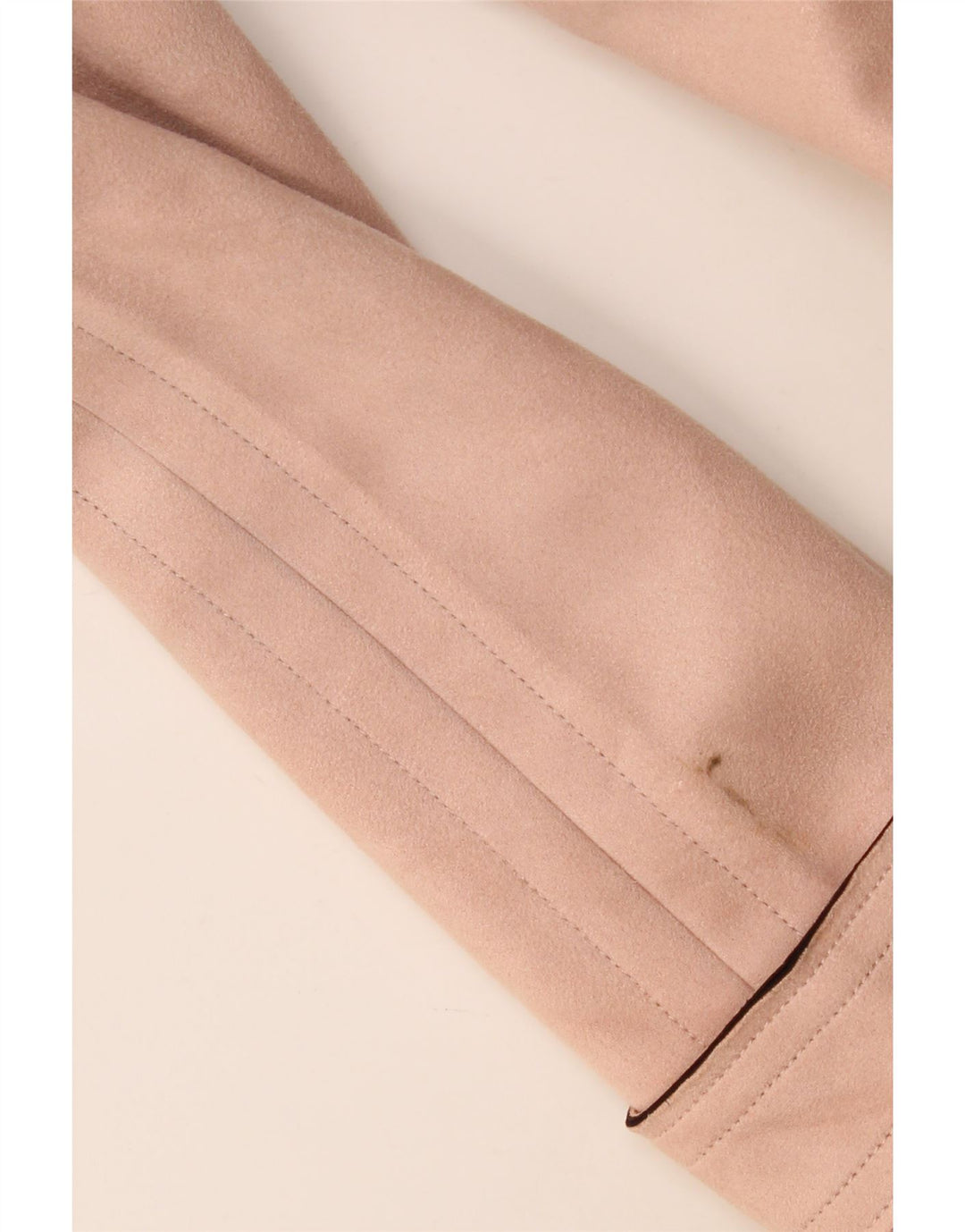 Soprabito da donna Zara in finta pelle scamosciata UK 14 poliestere rosa medio