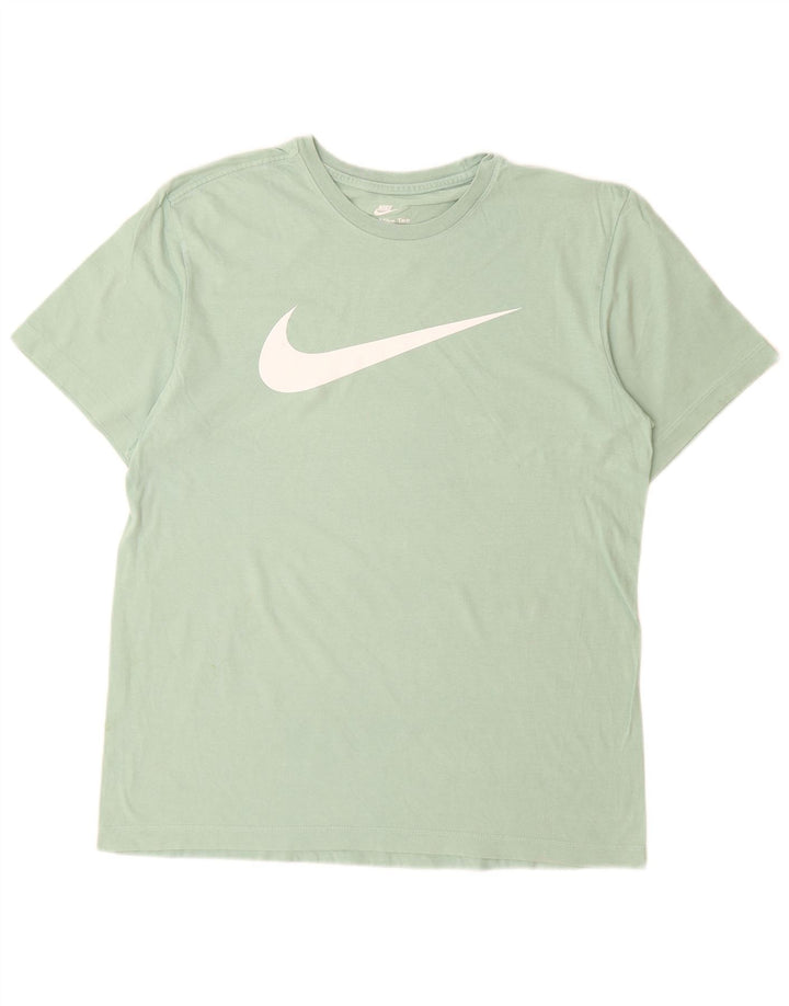 T-shirt grafica da uomo con vestibilità regolare NIKE, turchese medio