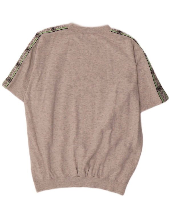 T-shirt grafica ASICS da uomo XL grigia