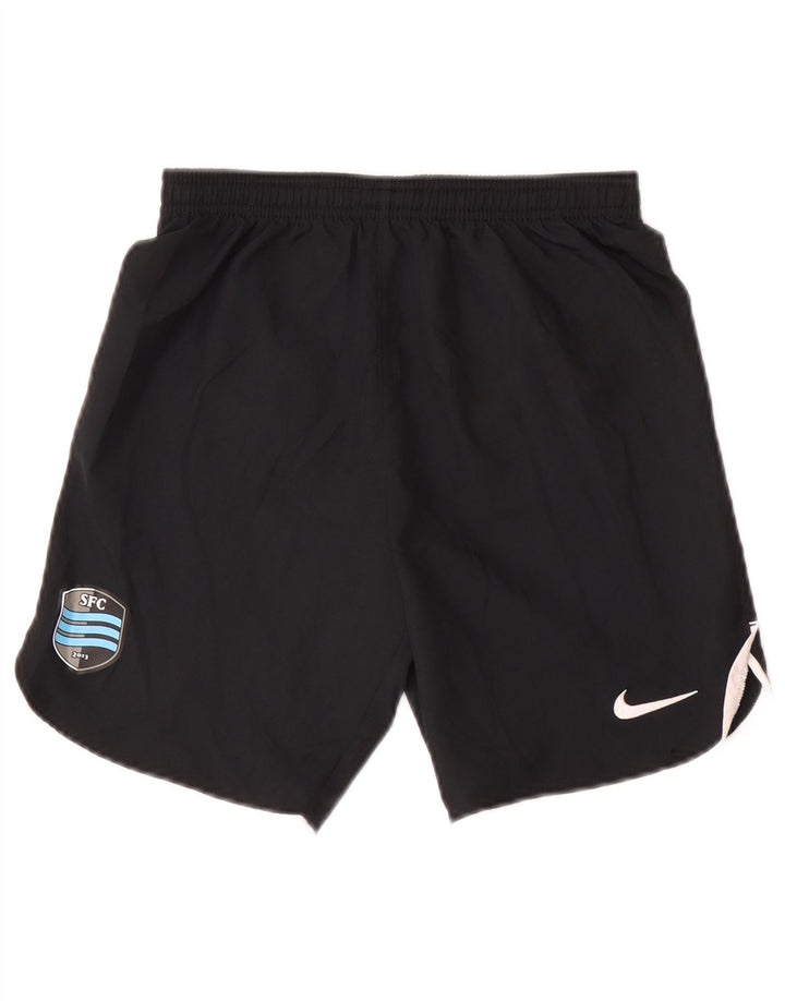 Pantaloncini sportivi Nike da ragazzo Dri Fit 10-11 anni medio poliestere nero