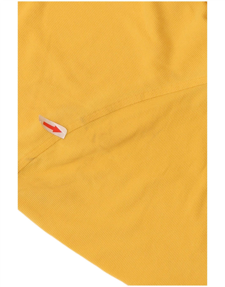 Polo da uomo Lacoste taglia 6 XL in cotone giallo